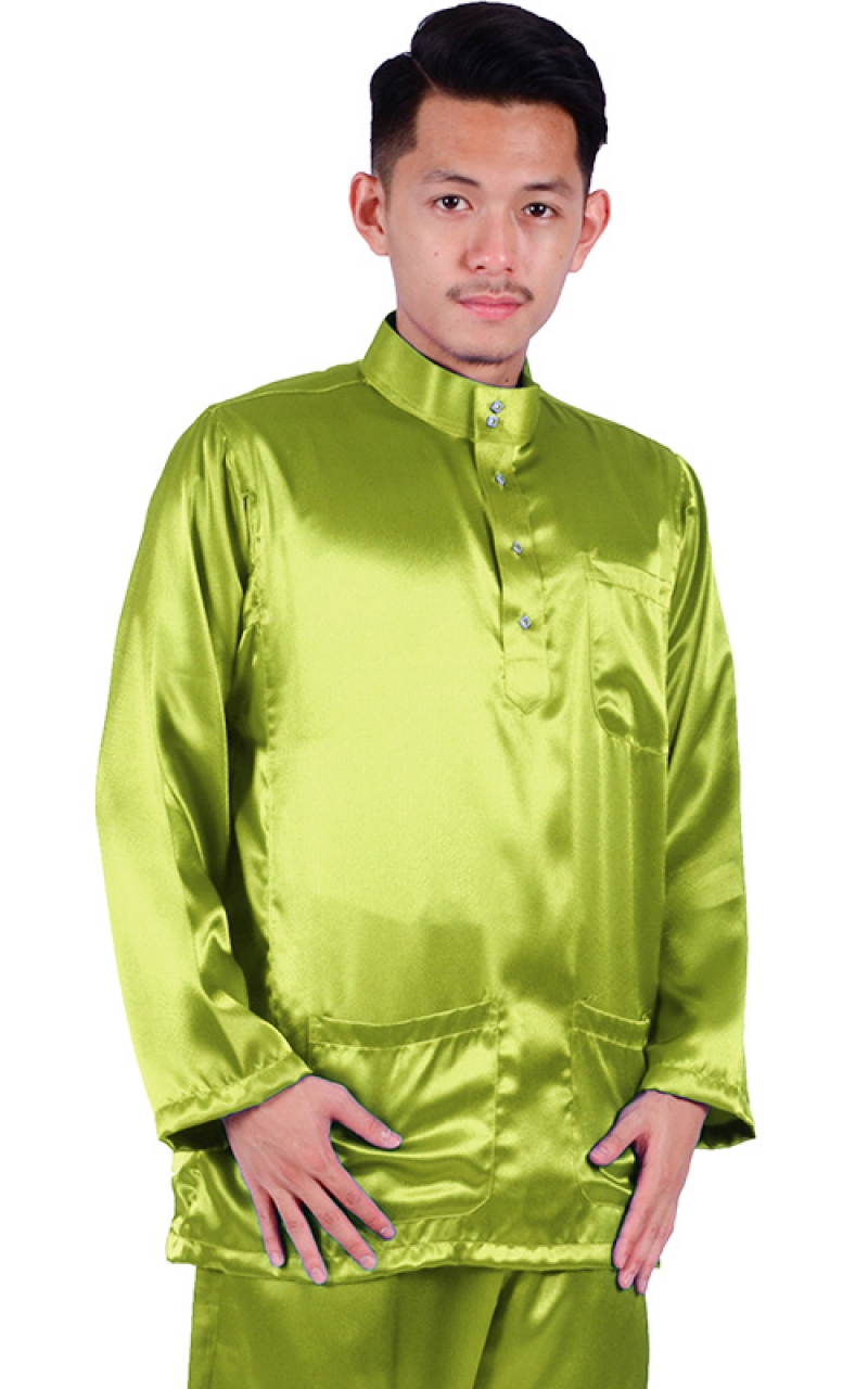 BAJU  MELAYU  FEZRUL OLIVE  Baju  Melayu  Men