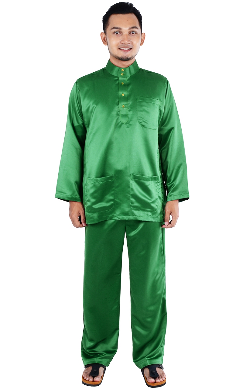  BAJU  MELAYU  AARIF GREEN  Baju  Melayu  Men